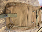 Vtg Army Vehicle Bag WW2 Vietnam U.S Military Canvas Jeep Truck Ambulance
