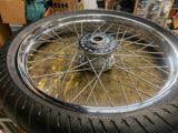 77-83 Dual Disc FX Sportster Front Spoke Wheel Dunlop Elite 3 Harley Shovelhead