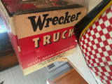 Lumar Marx Tin Toy Truck Pressed Steel 50's Wrecker Tow Truck 16 Orig Box Minty!