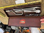 Vtg Firestone Tires Socket Set Tools Box Logo Mechanic Auto Truck Gas OIl collec
