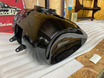 Concave Gas Tank Indian Larry Style Harley Black Road King FLHR 2008^ Custom!!