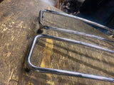 Chrome Saddlebag Boot Guards Top Lid Rails OEM Touring FLH Glide Ultra Road King
