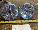 Adjure Tri Bar Halogen Spotlights Passing Lamp Harley Heritage Touring FLH 4 1/2