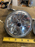 Adjure Tri Bar Halogen Spotlights Passing Lamp Harley Heritage Touring FLH 4 1/2