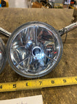 Adjure Tri Bar Halogen Spotlights Passing Lamp Harley Heritage Touring FLH 4 1/2