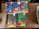 Vintage Lot of 5 Walt Disney VHS Movies Aladdin Classics Lady and The Tramp