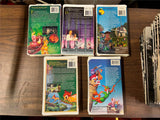 Vintage Lot of 5 Walt Disney VHS Movies Classics Bambi Toy Story Lion King