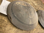 Vtg 1937-1938 Plymouth Dog Dish Hubcaps Pr P6  Deluxe Roadster coupe Panel truck