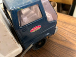 Vintage 1967 Tonka Sanitary Service Garbage Truck Blue & White PressedSteel #690