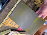 Vtg PA Game Commission Fiberglass sign Propaganda Land Posted closed 1960's NOS