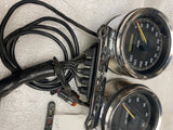 OEM Speedometer Tach Assy Harley Dyna Sportster Mount Chrome Indicator lights