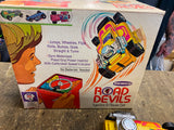Remco Road Devils Injector Racer Set Orig Box 1972 Vtg Toy 3 cars SST Gyro motor