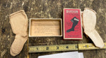 Vtg 1920's Burson Fashioned Hose Porcelain Doll Stockings Box Sample Display!