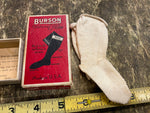 Vtg 1920's Burson Fashioned Hose Porcelain Doll Stockings Box Sample Display!
