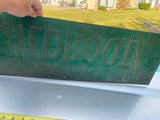 Vtg Wildroot Barber Shop Tin Sign Embossed 1949 27x10 Advertising Shaving Salon!