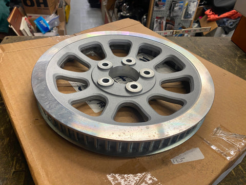 New T/O HARLEY SOFTAIL Heritage Fatboy OEM 66T Rear Drive Pulley Sprocket 07^ M8