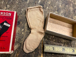 Vtg 1920's Burson Fashioned Hose Porcelain Doll Stockings Box Sample Display!
