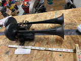 Vtg 6V Dual Trumpet Horns Ford Mercury Auto Truck 1939-1940 Delco Early V8 Work!