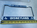 Vtg Walt Disney Zip-a-Dee License Plate Frame Auto Truck Hot Rod 40's NOS Collec