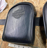 OEM Harley Sissybar Pad Sportster dyna FXR Softail Chopper Bar Shield logo Vtg
