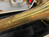 Vtg USA Selmer Company Bundy Trombone Redesigned By Vincent Bach Corp Instrument