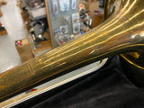 Vtg USA Selmer Company Bundy Trombone Redesigned By Vincent Bach Corp Instrument