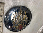 Harley OEM Air cleaner insert Flame collection Round Gold softail Touring FXR dy