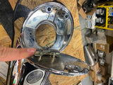 Dash Cover Road Glide 2008^ Bagger FLTR Classic Gas tank door Chrome console