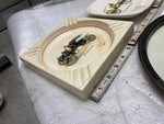 Vtg AShtrays Henry Ford 1st Car 1896 model N 1906 Serving tray Sign Display Lot!