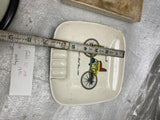 Vtg AShtrays Henry Ford 1st Car 1896 model N 1906 Serving tray Sign Display Lot!