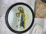 Vtg AShtrays Henry Ford 1st Car 1896 model N 1906 Serving tray Sign Display Lot!