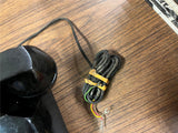 Vtg 1960s Made in Canada Northern Electric Black Plastic Rotary Desk Telephone