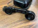 Vtg 1960s Made in Canada Northern Electric Black Plastic Rotary Desk Telephone