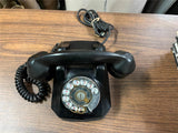 Vtg 1940s Made in USA Monophone Bakelite Rotary Dial Desk Telephone