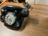 Vtg 1940s Made in USA Monophone Bakelite Rotary Dial Desk Telephone