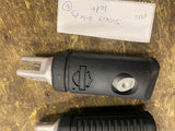 oem Harley 50501107 Left Foot Peg Rubber Logo Driver Rider 18-25 Softail M8