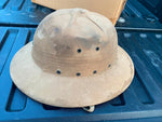 Vtg British US Pith Helmet African Safari Jungle Hat Explorer Professor WW2 40's