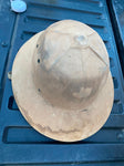 Vtg British US Pith Helmet African Safari Jungle Hat Explorer Professor WW2 40's