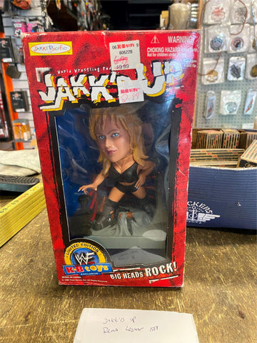 1998 NIB Jakk'd Up WWF WWE Sable Wrestling Jakk'd Up figure Rena Lesnar KB Exclu