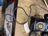Vtg black rotary dial telephone Kellogg 1000 40's Home Business Redbar Phone