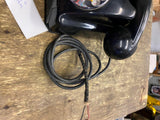 Vtg black rotary dial telephone Kellogg 1000 40's Home Business Redbar Phone