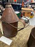 Vtg 19860's Railroad Oil Can Civil War Era kettle Antique American Train Yard!