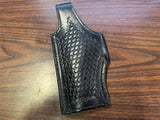 Texas Shoemaker & Sons 59HF L Basket Weave Black Leather Holster