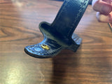 Texas Shoemaker & Sons 59HF L Basket Weave Black Leather Holster