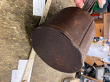 Vtg 1860's Railroad Oil Can Civil War Era kettle Antique American Train Tool!