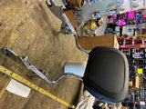 Hogworks Chrome Detachable Tall Boy Sissy Bar Backrest Harley Touring FLH Glide