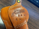 Ted Blocker's Custom Holsters 24A 6 L Brown Leather Holster S&W