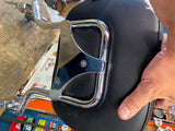 Hogworks Chrome Detachable Tall Boy Sissy Bar Backrest Harley Touring FLH Glide