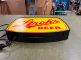 Vintage 1980s Made In USA Stroh's Beer Advertising Double Sided Lighted Sign