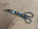Vintage In Genia Super DeLuxe Forged Steel 8” Kitchen Shears Scissors # 5235